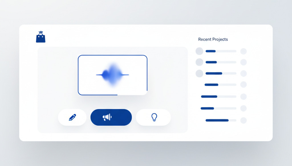 User-friendly AI interface for effortless Shopify content generation.