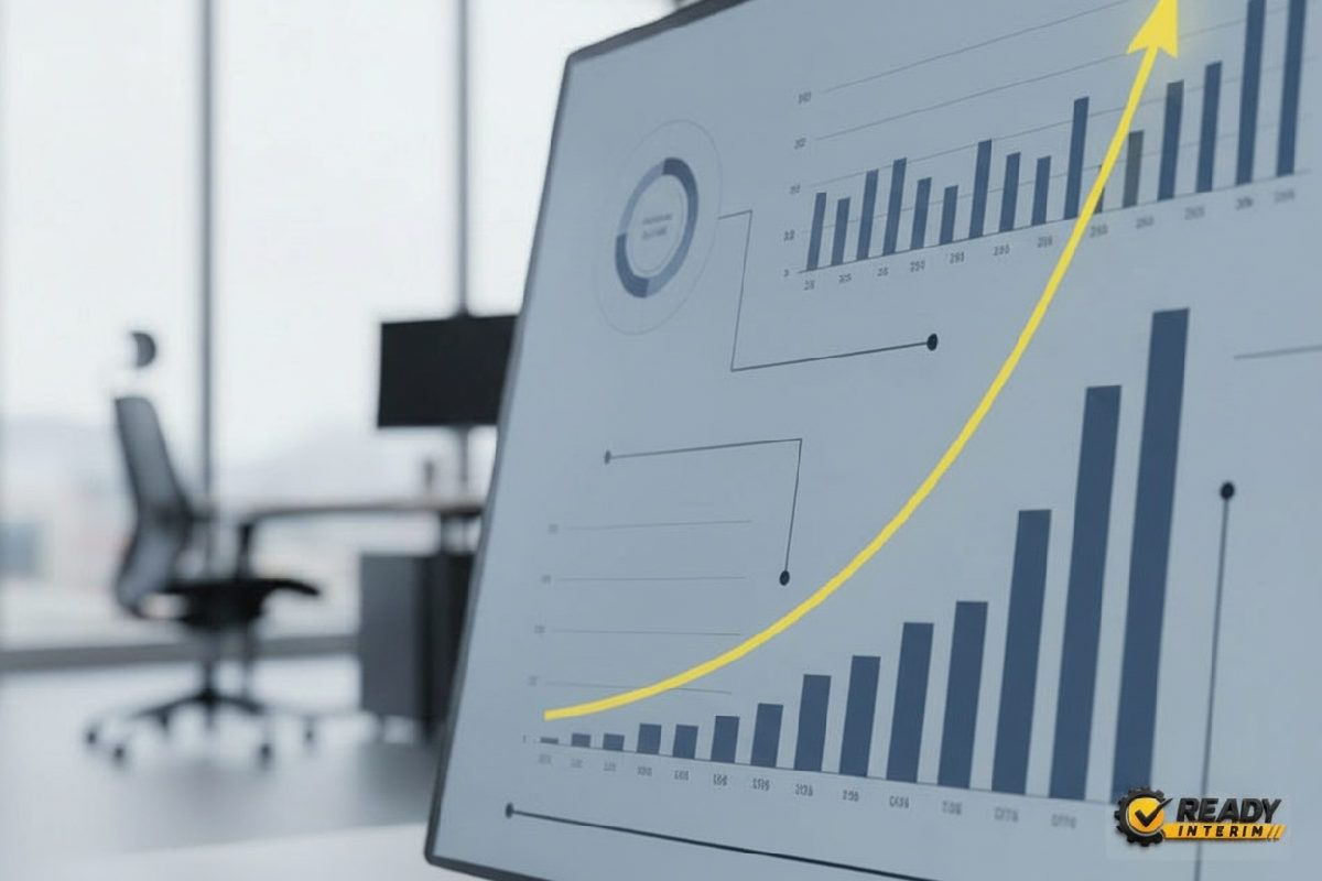 Tableau de bord logistique affichant l'amélioration des KPIs.