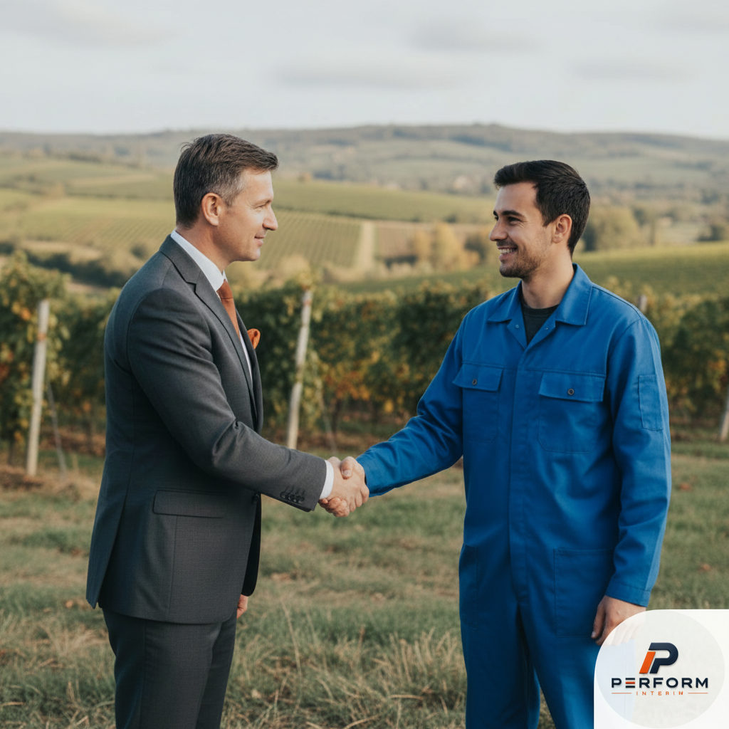 Recruteur de Perform Interim avec un candidat roumain.