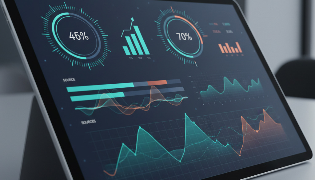 Shopify store dashboard showing e-commerce metrics and analytics.