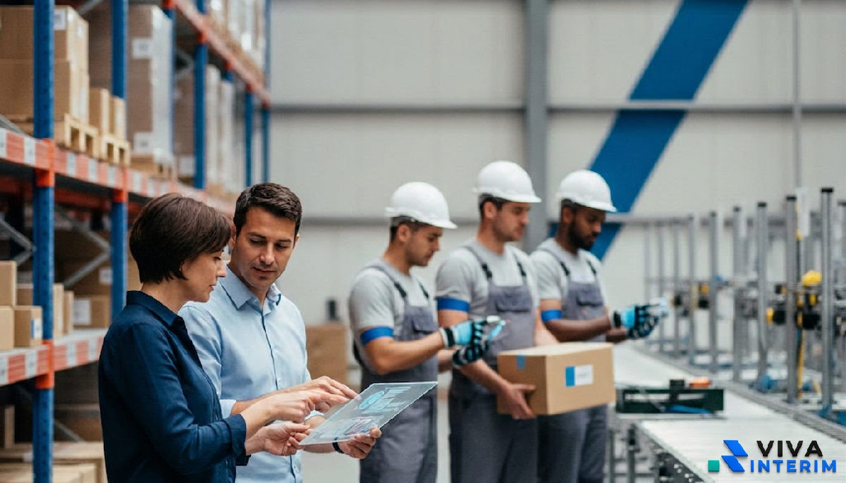 Entreposage logistique : collaboration entre managers français et ouvriers roumains.