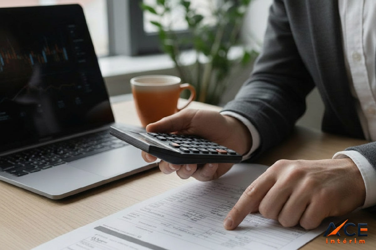 comment vérifier un bulletin de salaire roumain - Analyse détaillée d'un bulletin de salaire roumain avec calculatrice et ordinateur.