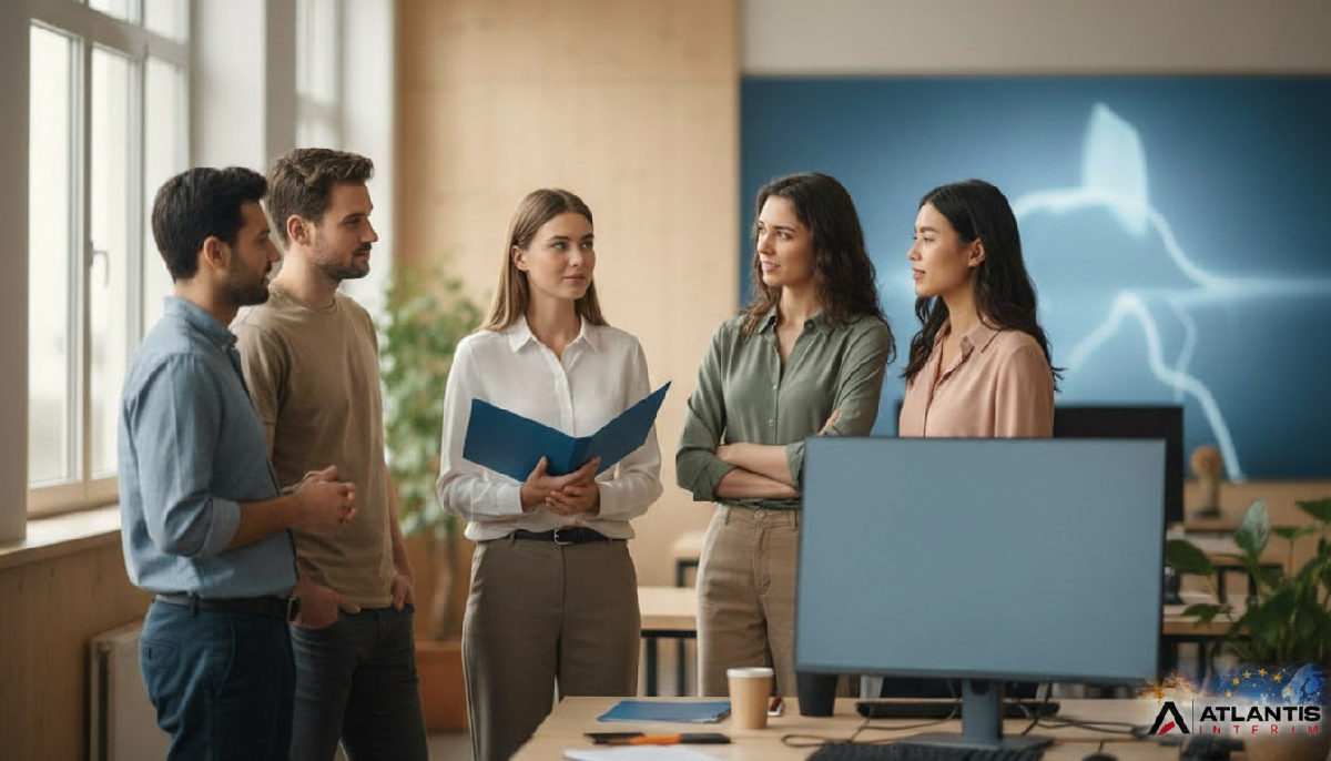 Des gens remplissant des formulaires d'emploi.