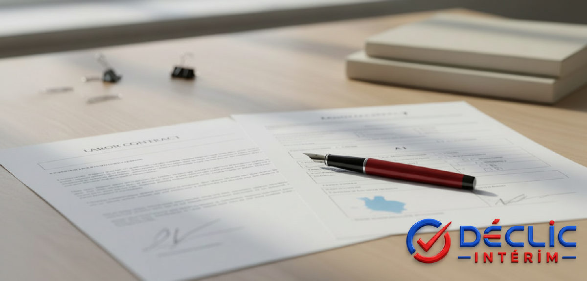 Documents officiels symbolisant la conformité du travail détaché.