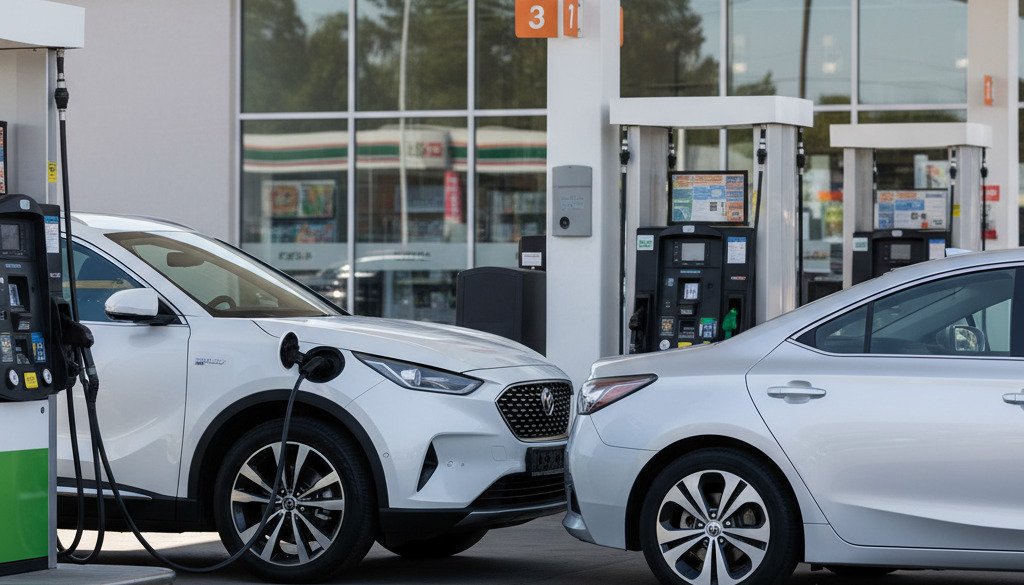 Comparație port încărcare PHEV versus HEV