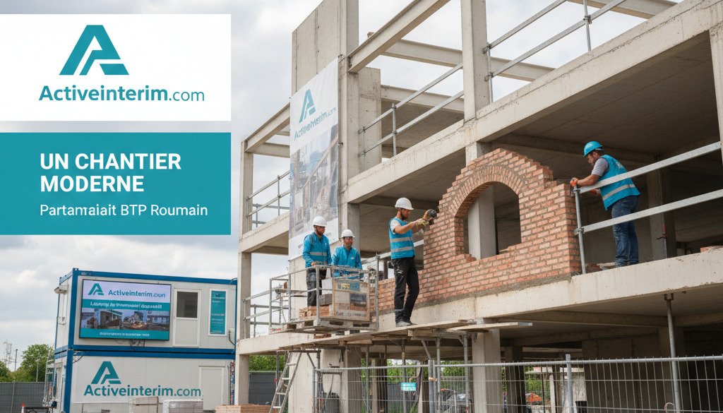 leasing de personnel BTP Roumain - Chantier de construction en France avec travailleurs qualifiés roumains.