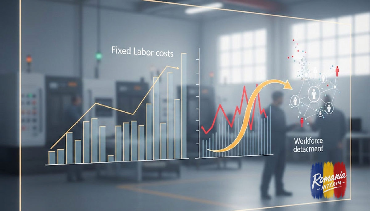 optimisation rh détachement industrie coûts – Infographie comparant coûts de main-d