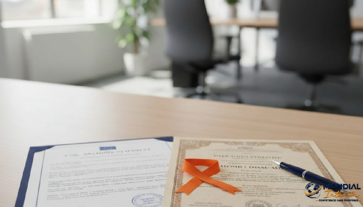Comparabilité de diplôme roumain et attestation ENIC-NARIC, symbole de succès administratif.