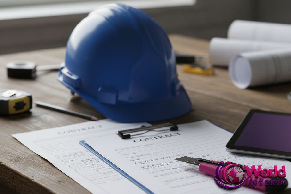 Formulaire A1 et contrat de travail sur un chantier français.