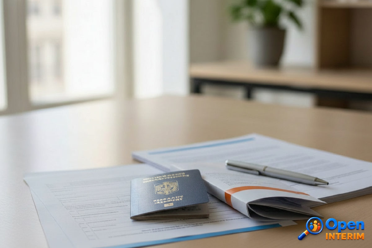 Documents administratifs pour l'affiliation sécurité sociale.
