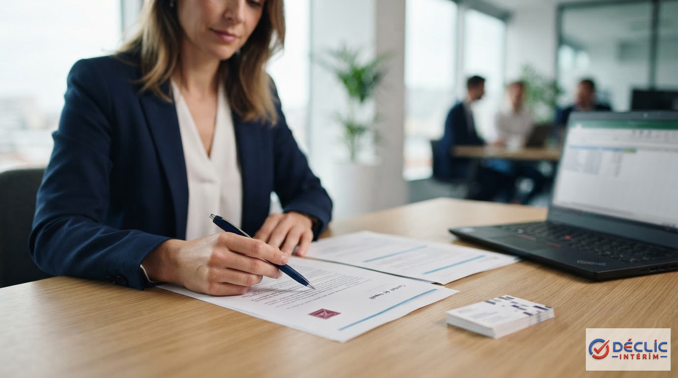 Une vue rapprochée de documents officiels avec un stylo et une tablette.