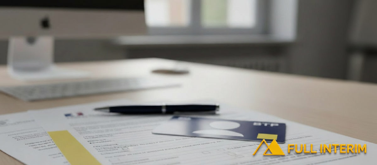 Documents officiels et carte BTP pour un recrutement légal.
