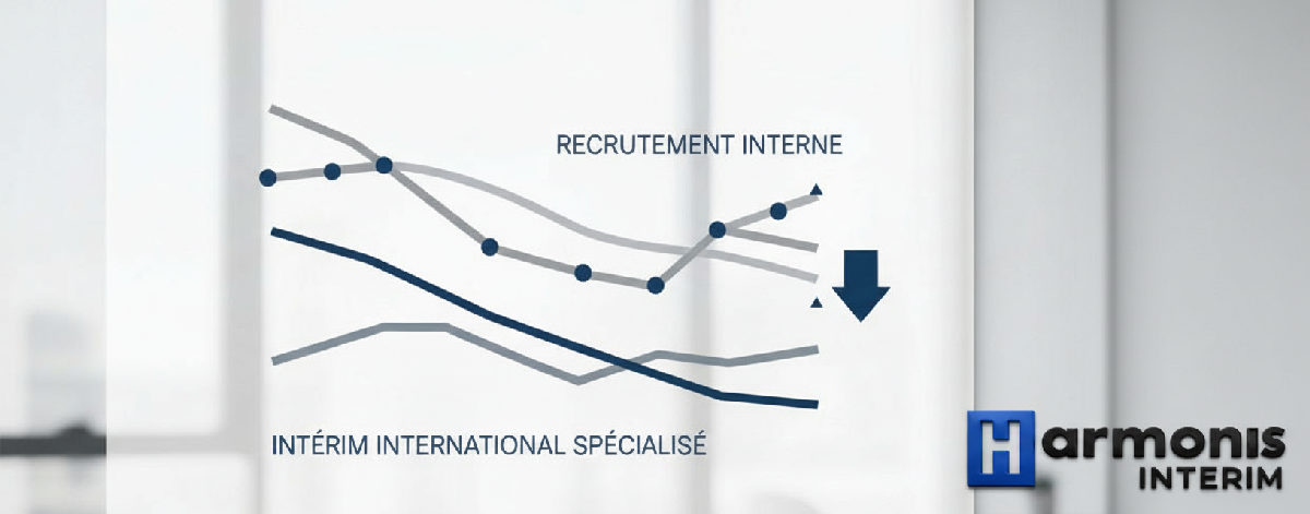 Optimisation des coûts : recrutement interne vs intérim international.