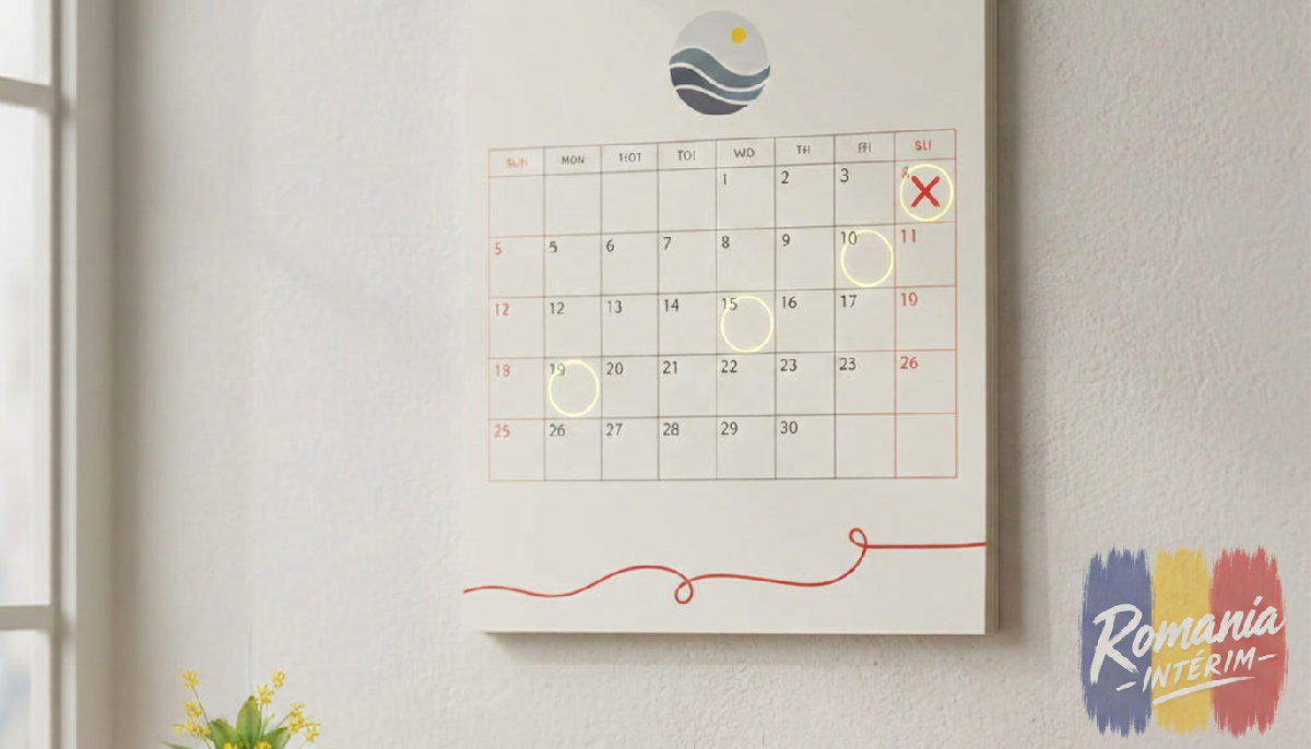 Calendrier et dates limites, soulignant le respect de la durée des missions.