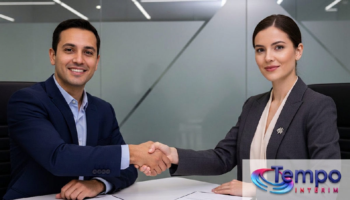 Signature d'un partenariat stratégique RH entre deux professionnels.