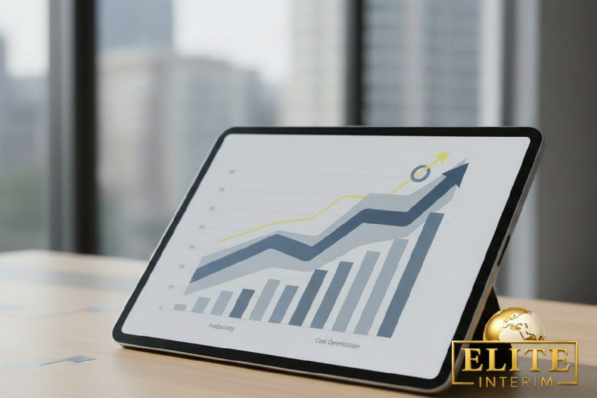 Tableau financier : coûts optimisés, productivité en hausse.