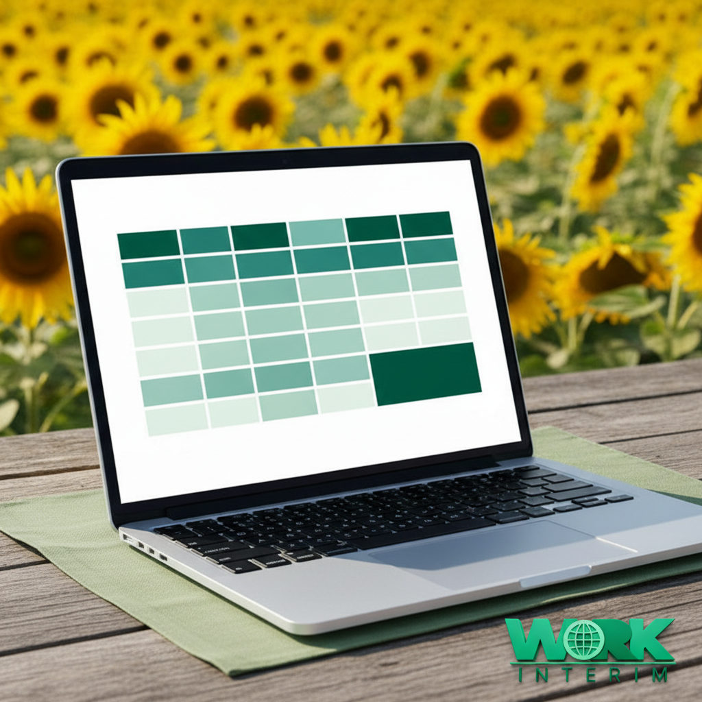 Comparaison d'assurances avec des champs de tournesols.