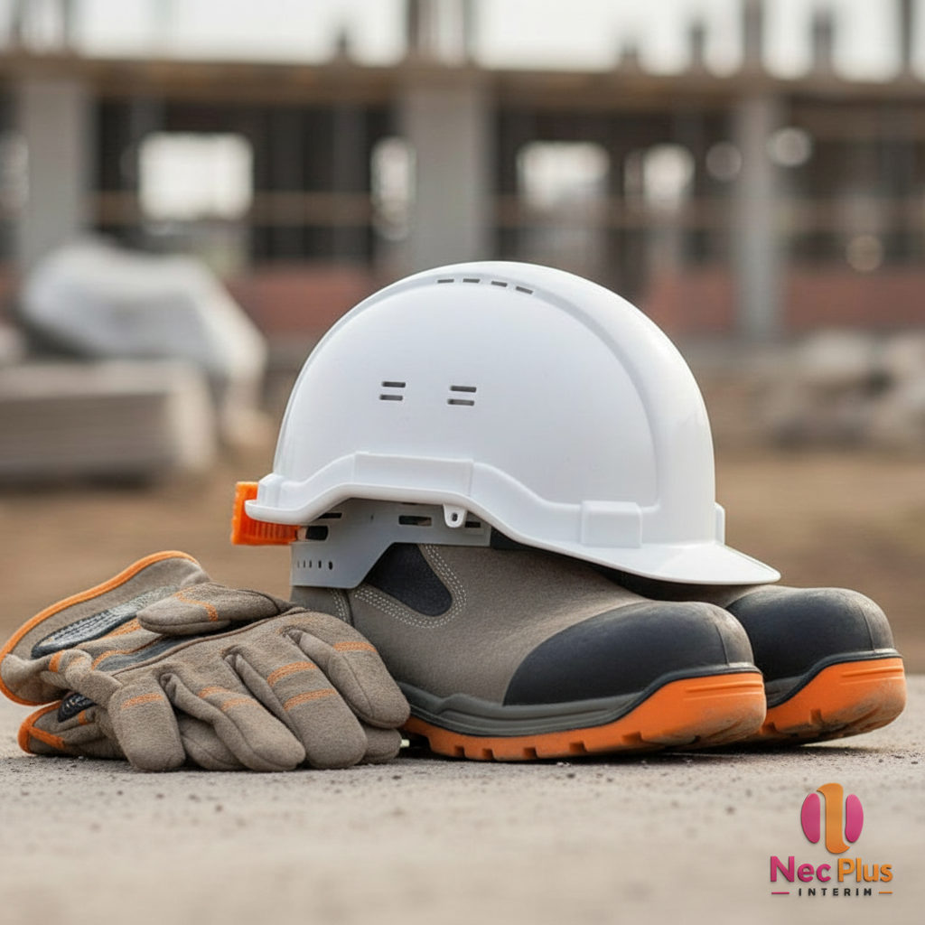 Casque, gants et chaussures de sécurité : essentiels pour le BTP en Roumanie.