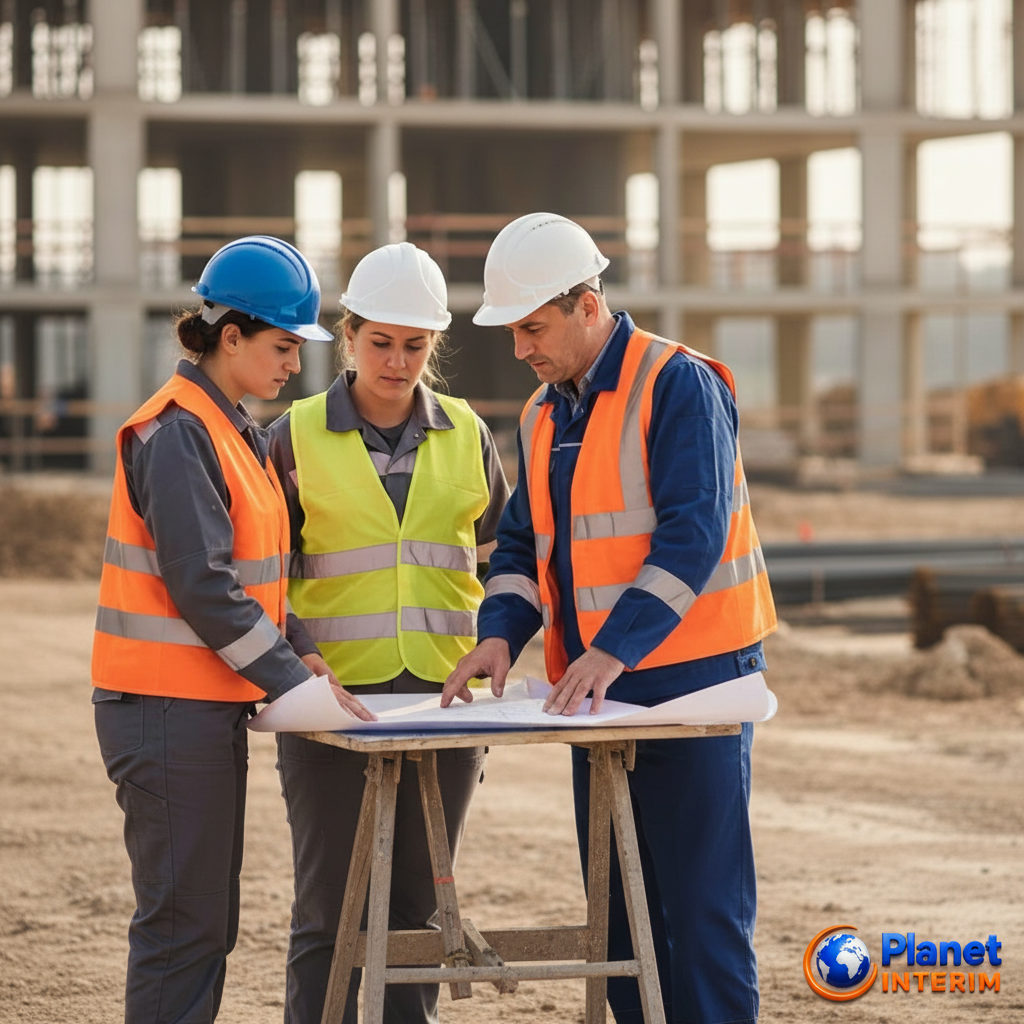 détachement ou contrat local intérimaire roumain - Chef de chantier français avec des travailleurs qualifiés