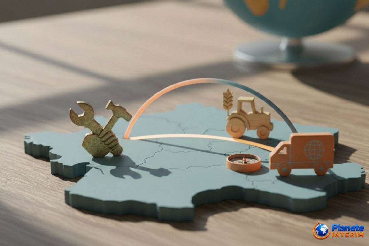 Connexion France-Roumanie : logistique, construction et agriculture.