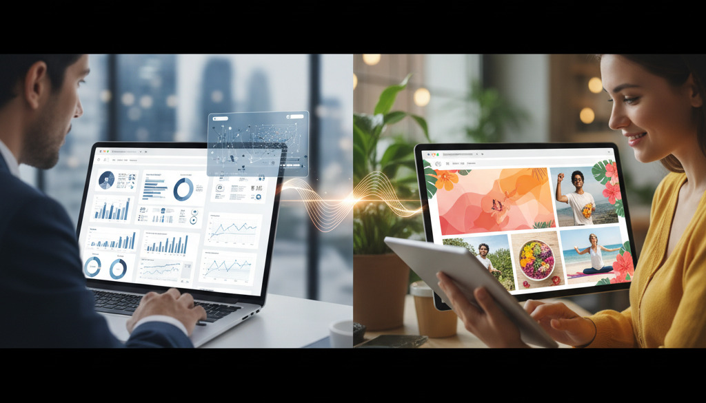 AI hyper-personalizace: návštěvníci webu vidí odlišný obsah.