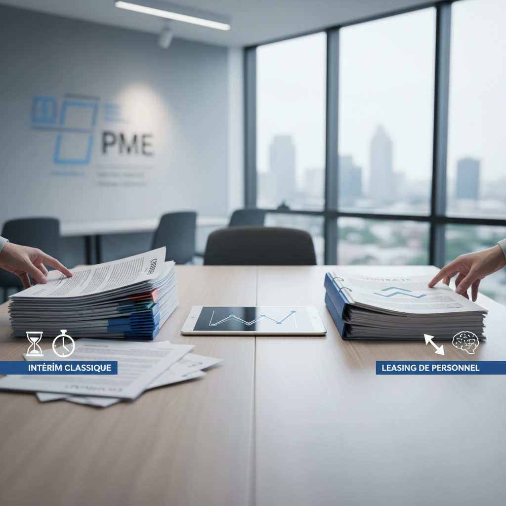 Leasing de personnel vs Intérim classique : Quelle option pour votre PME ?