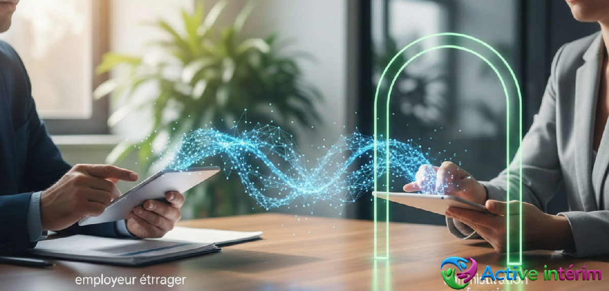 Visualisation des échanges de données entre employeur étranger et SIPSI.