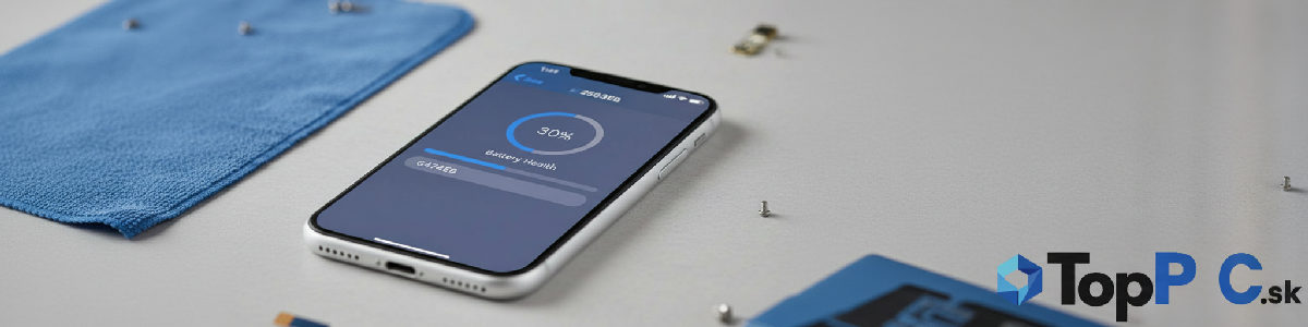 kedy vymeniť batériu iPhone podľa percenta zdravia – Detail obrazovky iPhonu zobrazujúci nastavenia batérie a percento zdravi