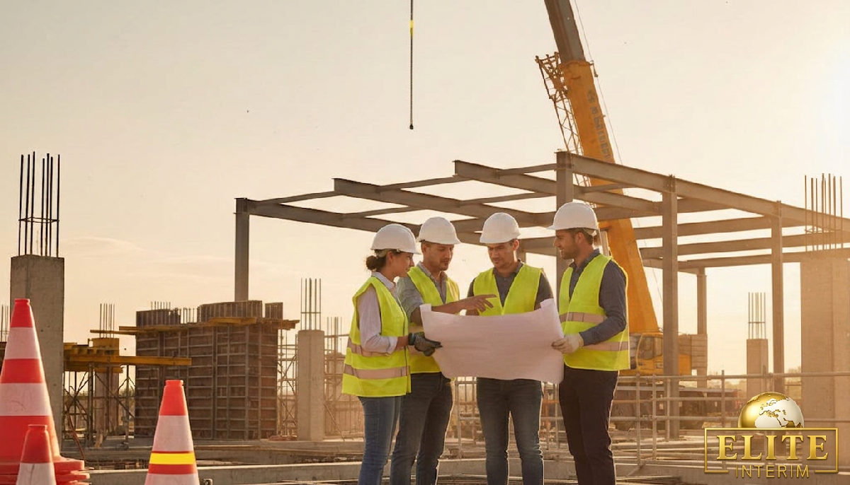 pénurie personnel travailleurs détachés est - Chantier de construction : résolution de la pénurie de main-d'œuvre.