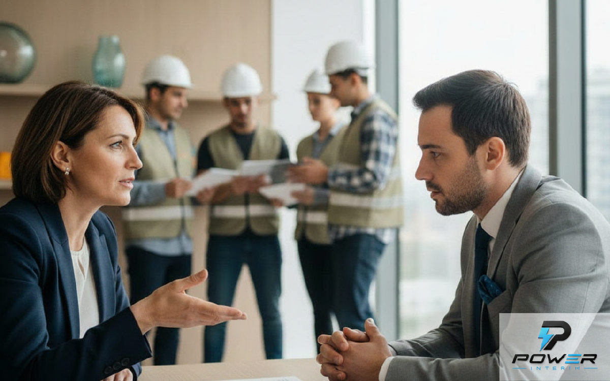 Recrutement d'ouvriers roumains pour un projet d'infrastructure en France.