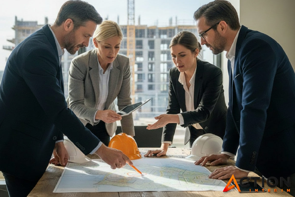 Réunion comparant l'intérim local et le détachement international.