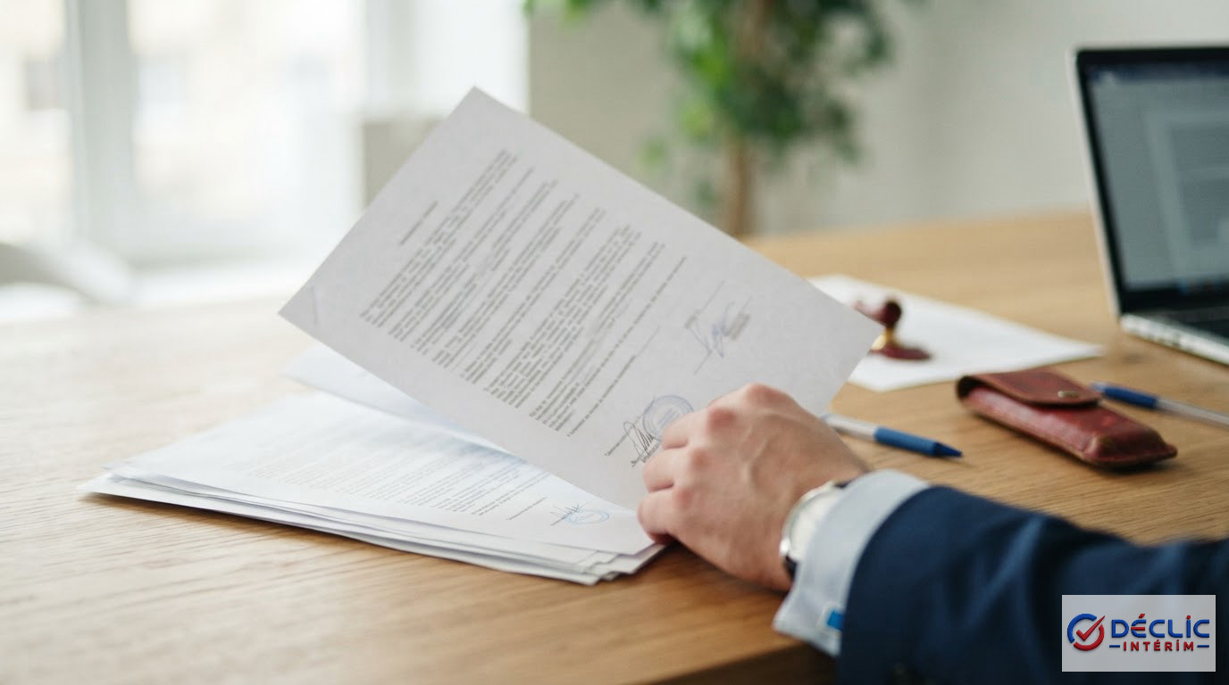 Documents de contrat international et conformité juridique pour le recrutement.