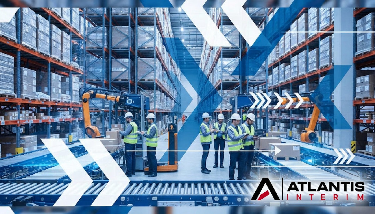 Un entrepôt logistique moderne en Roumanie avec une main-d'œuvre qualifiée.