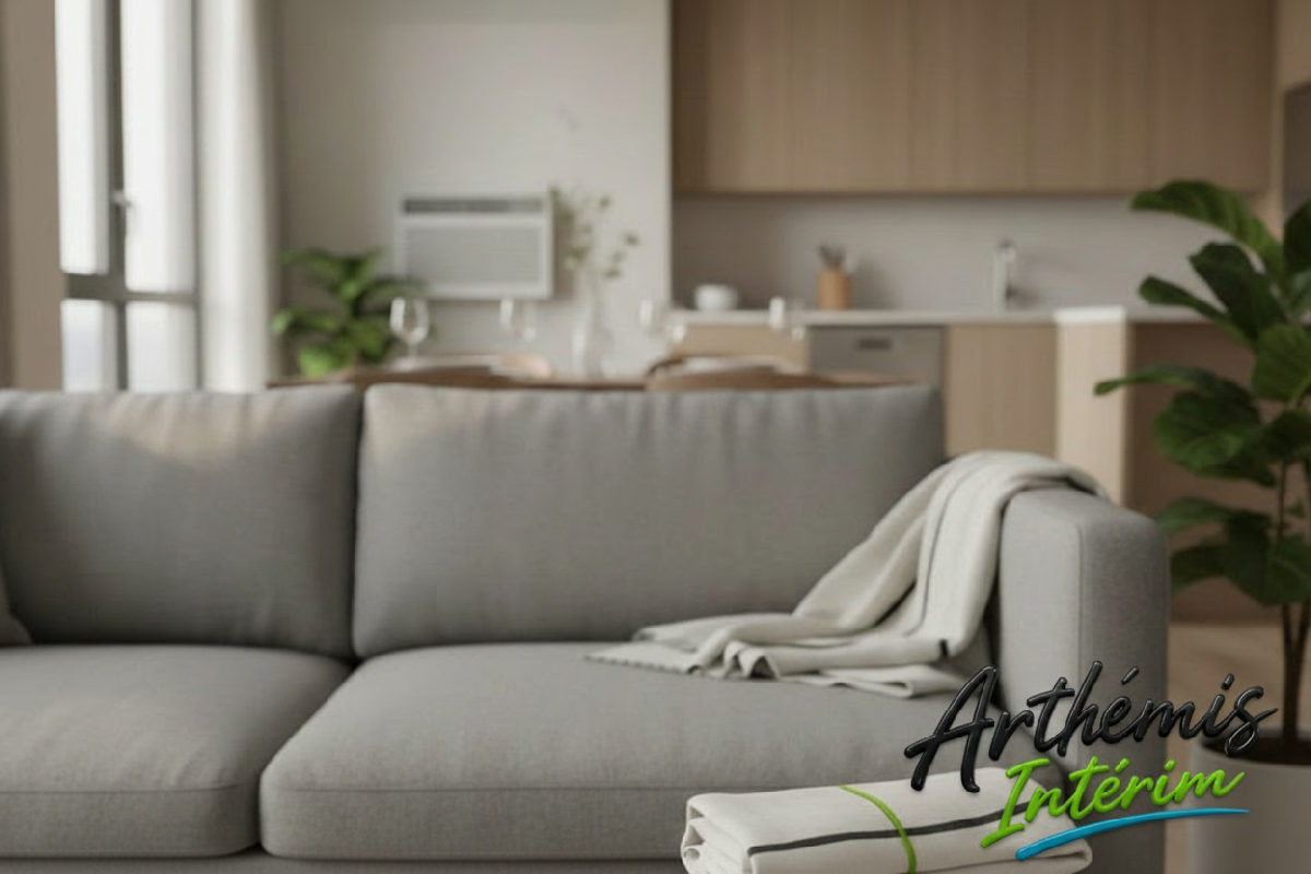 Un appartement moderne, confortable et bien équipé pour les travailleurs.