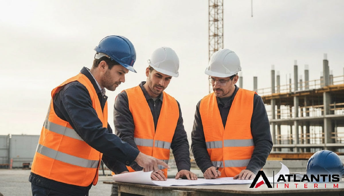 coût détachement travailleurs roumains France - Ouvriers qualifiés sur un chantier en France.