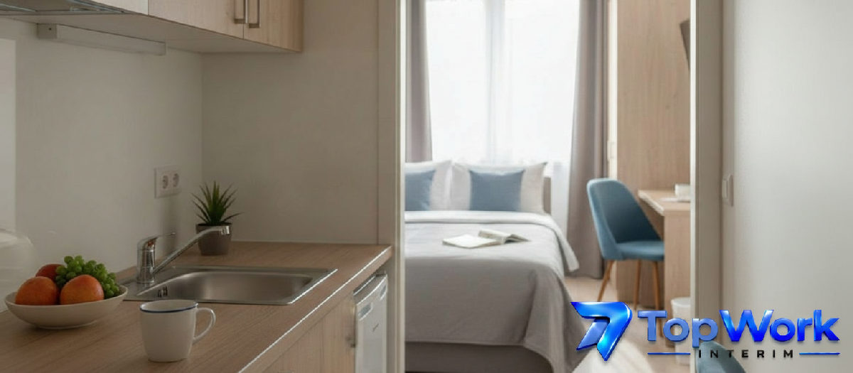 Appartement moderne pour l'hébergement des travailleurs.