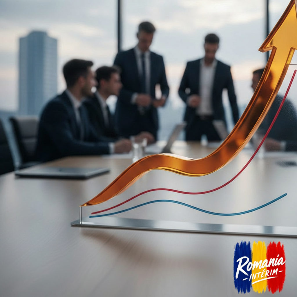 Productivité en hausse grâce au management temporaire roumain.