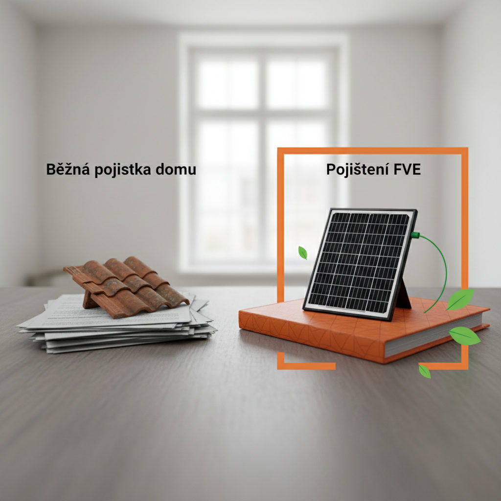 "Pojištění FVE" vs. "Běžná pojistka domu": Proč jedna nestačí