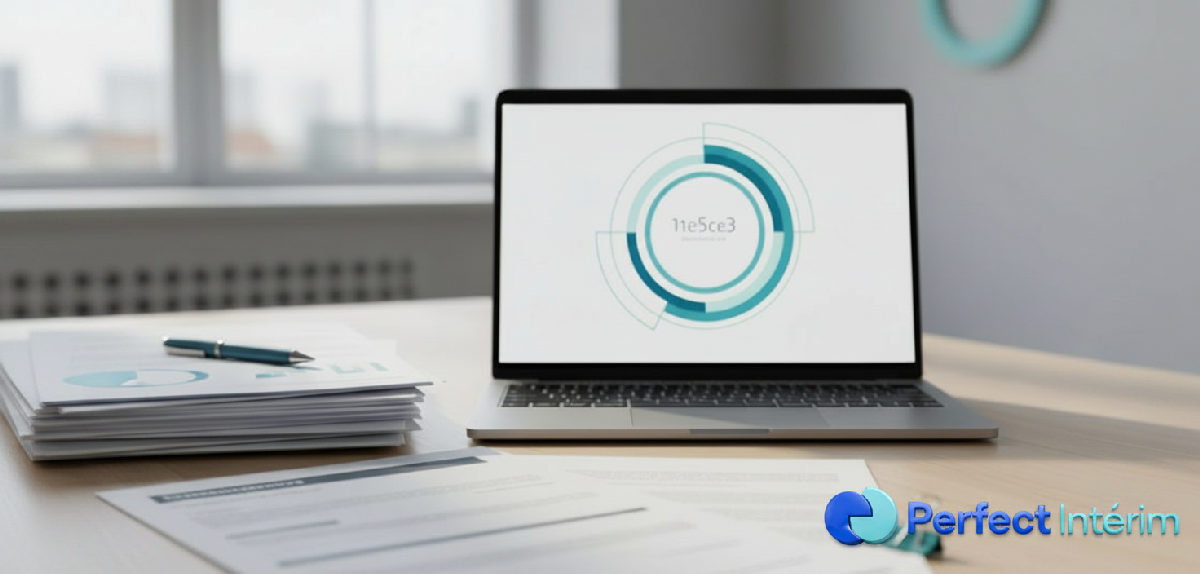 Documents administratifs et logo de Perfect Interim pour simplifier le détachement.