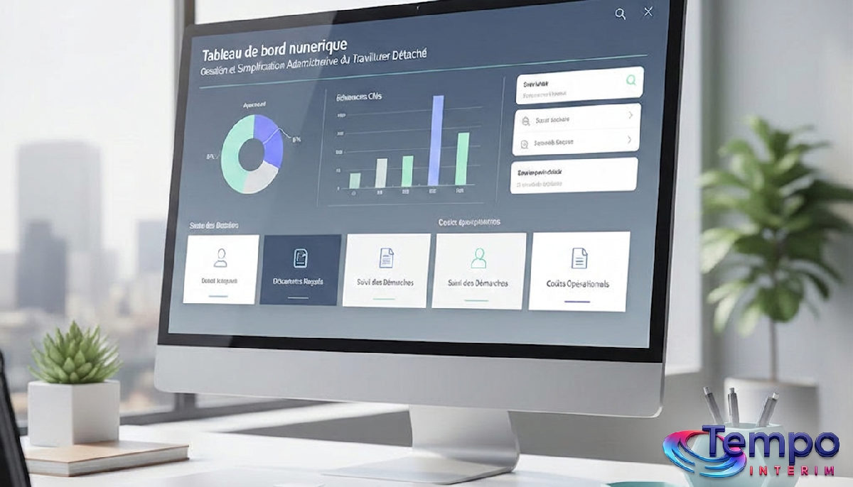 Tableau de bord numérique pour la gestion et simplification administrative des travailleurs détachés.