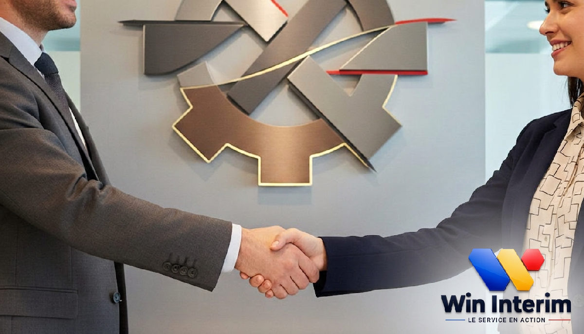 Un responsable RH et un consultant en recrutement scellent un accord.