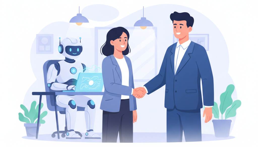Robot vyřizuje úkoly a uvolňuje majitele firem pro interakci se zákazníky.