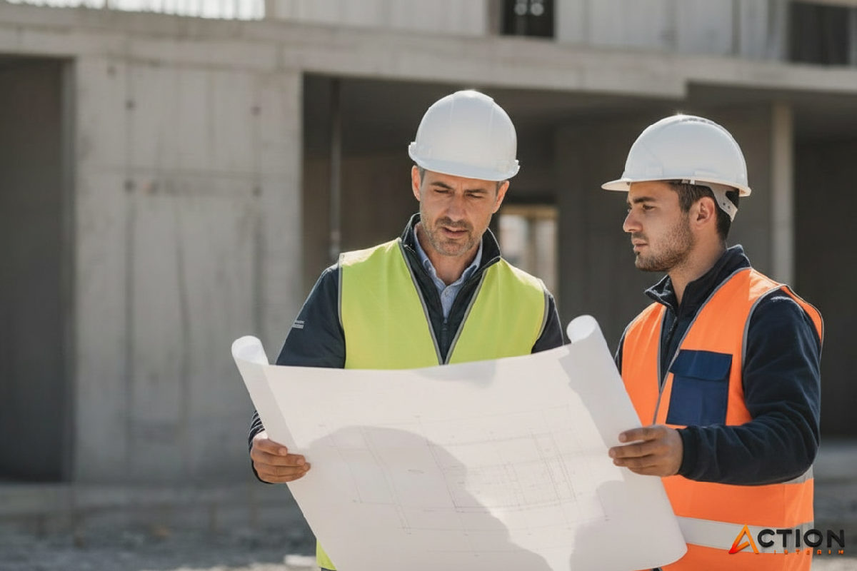 Intégration d'un ouvrier roumain sur un chantier français.