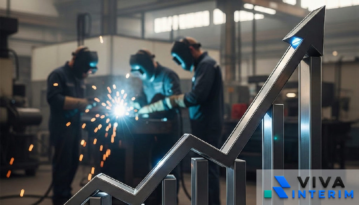 Croissance industrielle symbolisée par l'apport de soudeurs certifiés roumains.