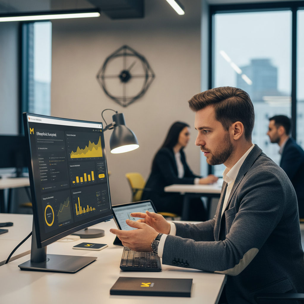 Kampanie Google Ads dla firm – wyniki i analityka w Google Analytics.