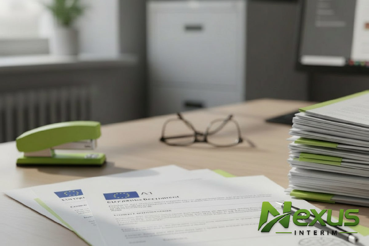 Documents officiels pour le recrutement transfrontalier en Europe.