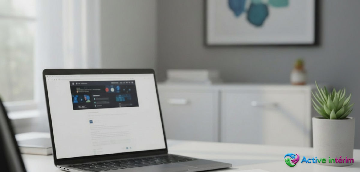 checklist conformité sipsi pour employeurs - Bureau organisé avec portail SIPSI et checklist de conformité.