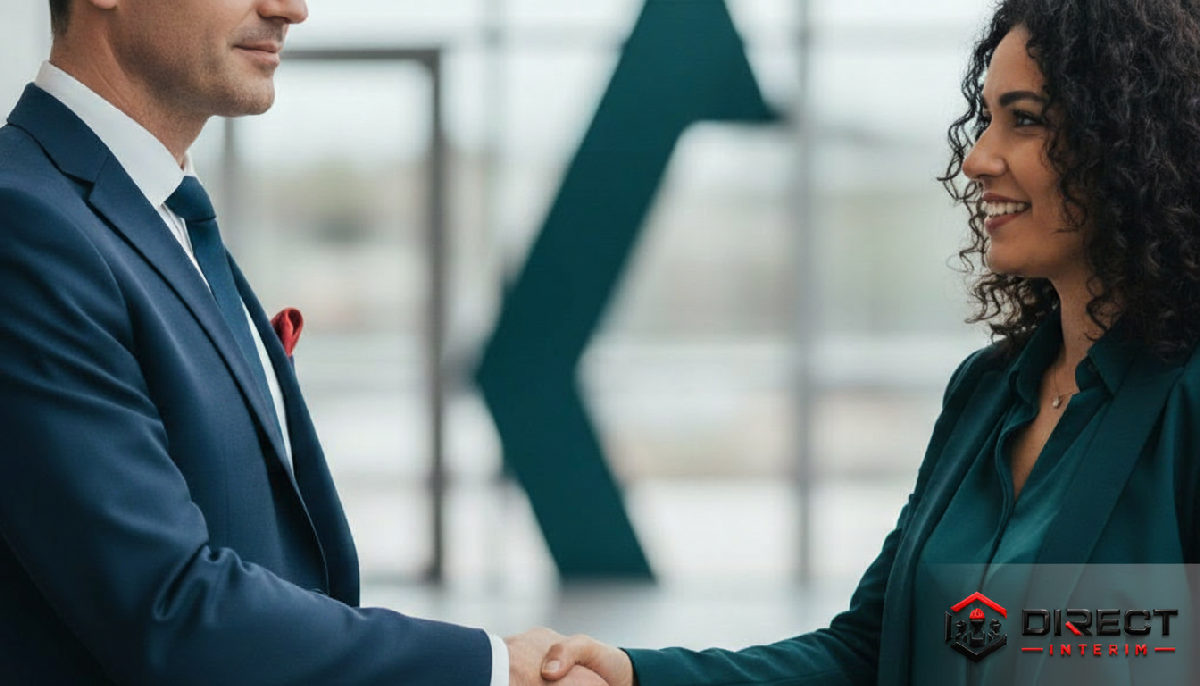 Poignée de main entre dirigeants, symbolisant le partenariat et la confiance mutuelle.