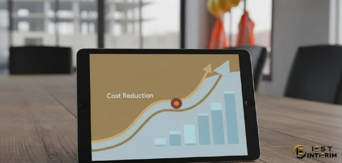 Tableau de bord financier montrant la rentabilité d'un chantier.
