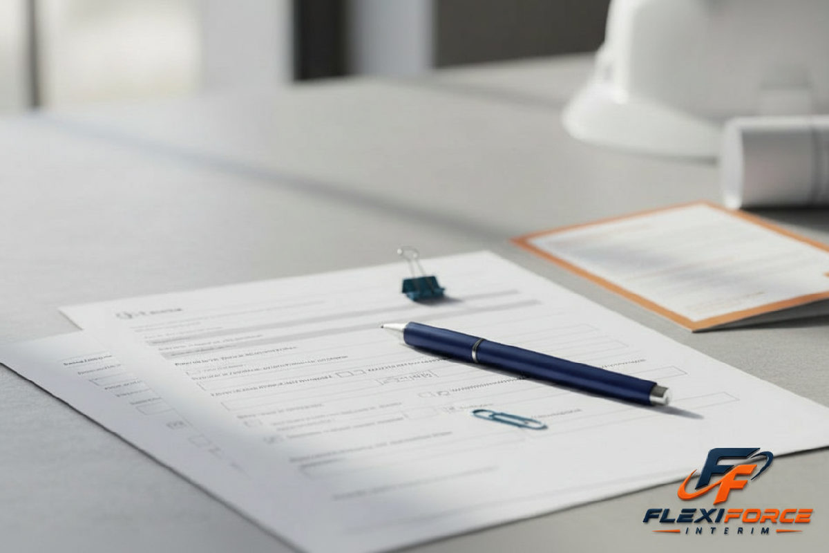 Liste de contrôle pour l'embauche d'ouvriers roumains sur chantier français.